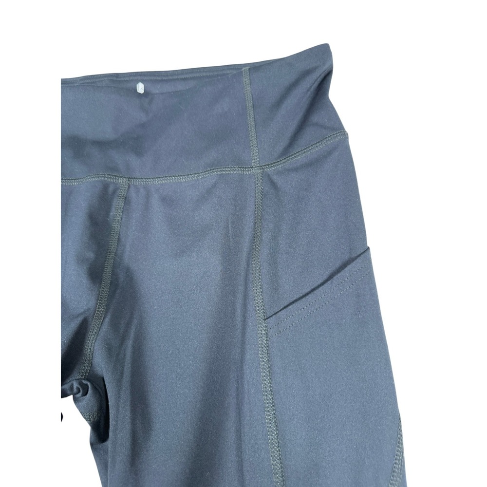 La Kottee Los Angeles Womens High Waisted Active Leggings with Pockets Black L - Picture 2 of 4